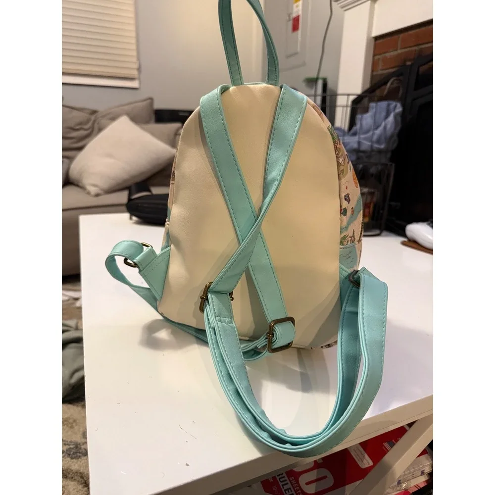 Very Rare Disney Loungefly Lilo & Stitch Tropical Island‎ Mini Backpack
